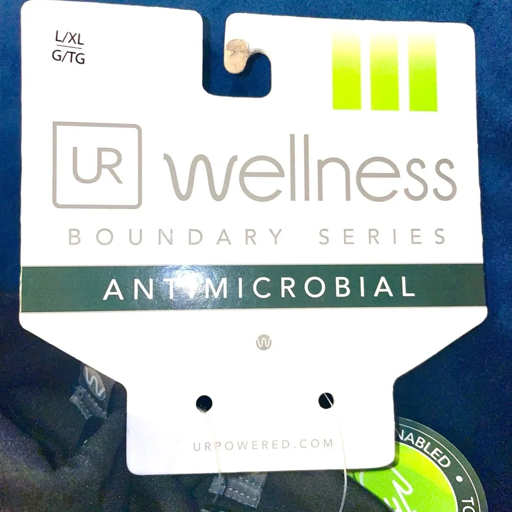 UR WELLNESS BOUNDARY SERIES ANTIMICROBIAL TREATED WITH PROTX2 L/XL GRAY SILVER